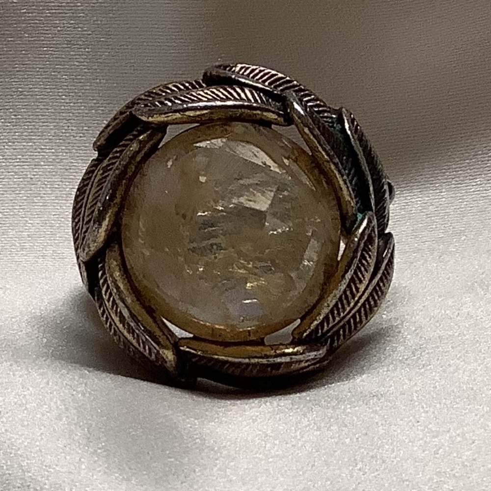 Lucky Brand Glass Ball Ring